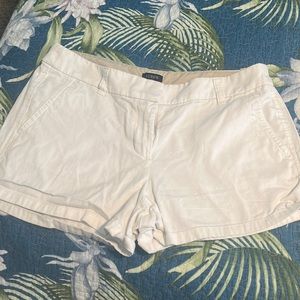 J Crew White Shorts